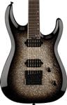 Jackson Pro Plus DK Modern Evertune 6 Guitar Silver Sparkle with Bag Body View